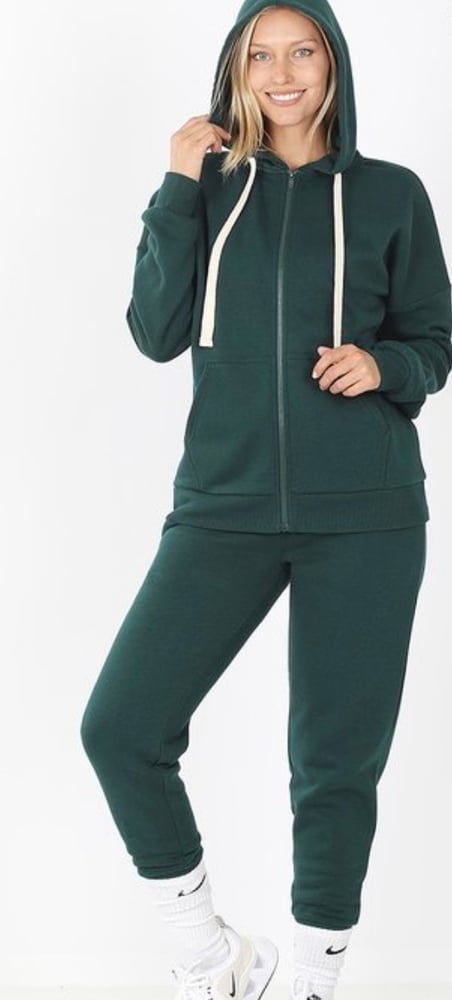 Image of BOYFRIEND JOGGER HUNTER GREEN