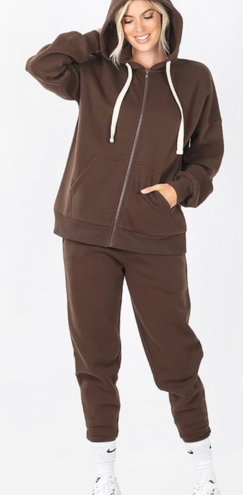 Image of BOYFRIEND JOGGER BROWN