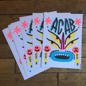 Image of ACAB Risography Print 1 - Limited - SHIPPING TO EUROPE ONLY