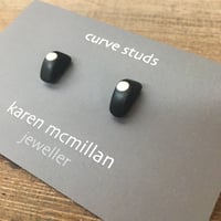 Image 1 of curve studs (various colours)