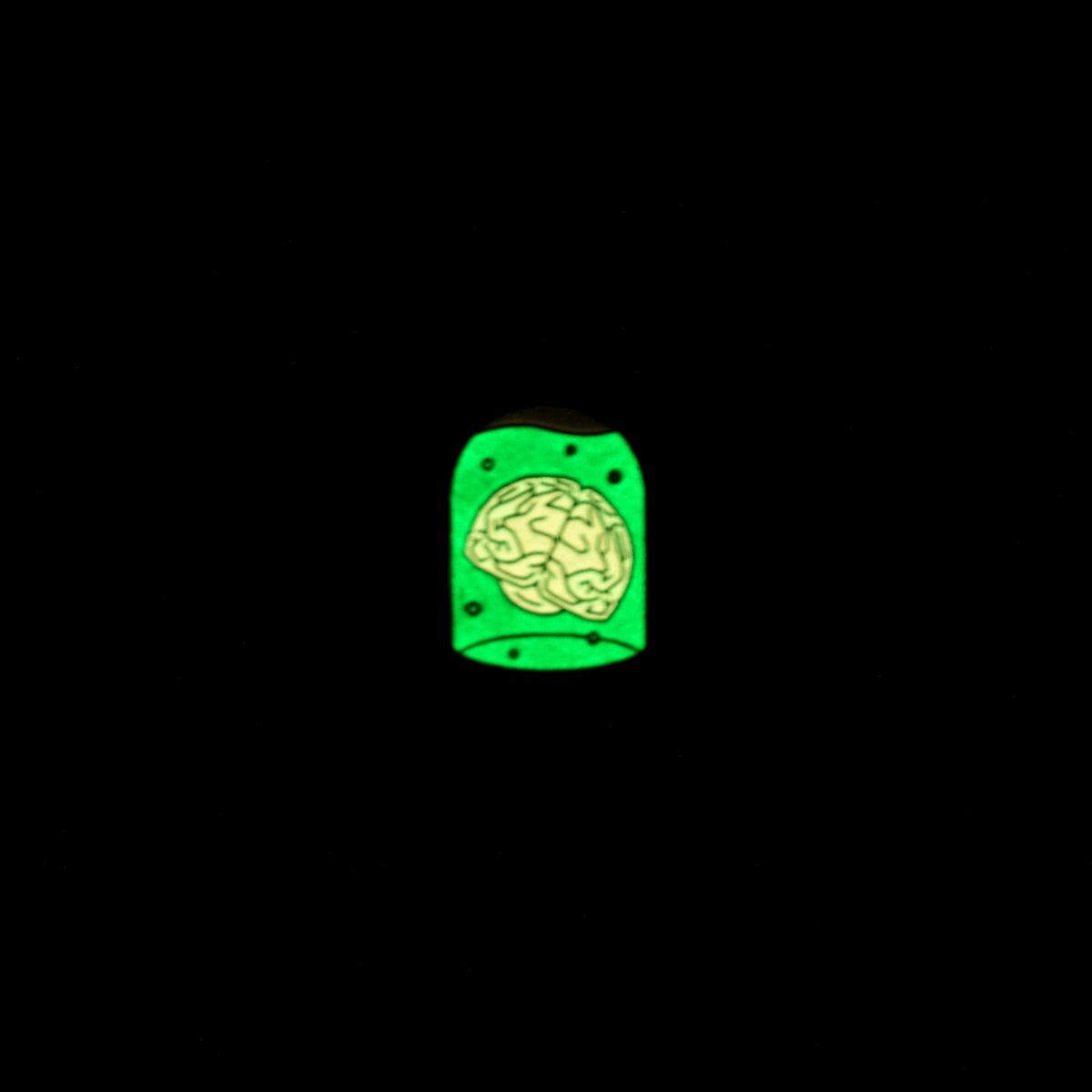 Brains in a Jar Enamel Pin