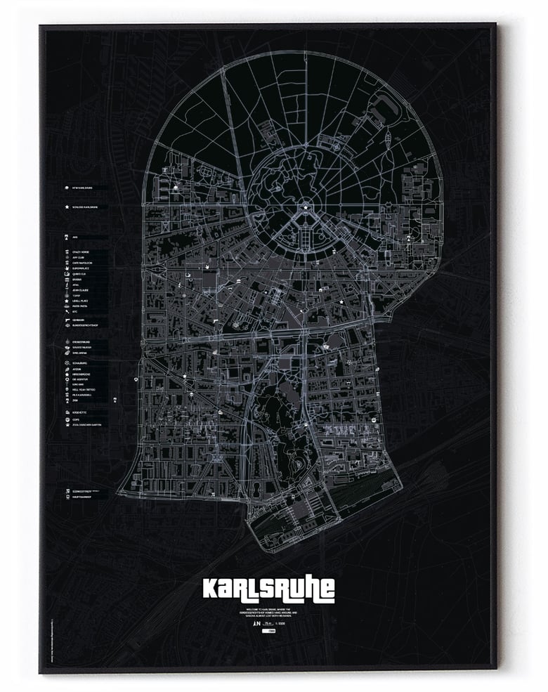 Image of Karlsruhe underground Karte