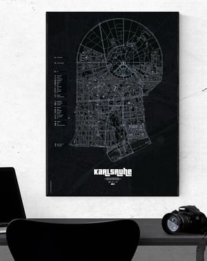 Image of Karlsruhe underground Karte