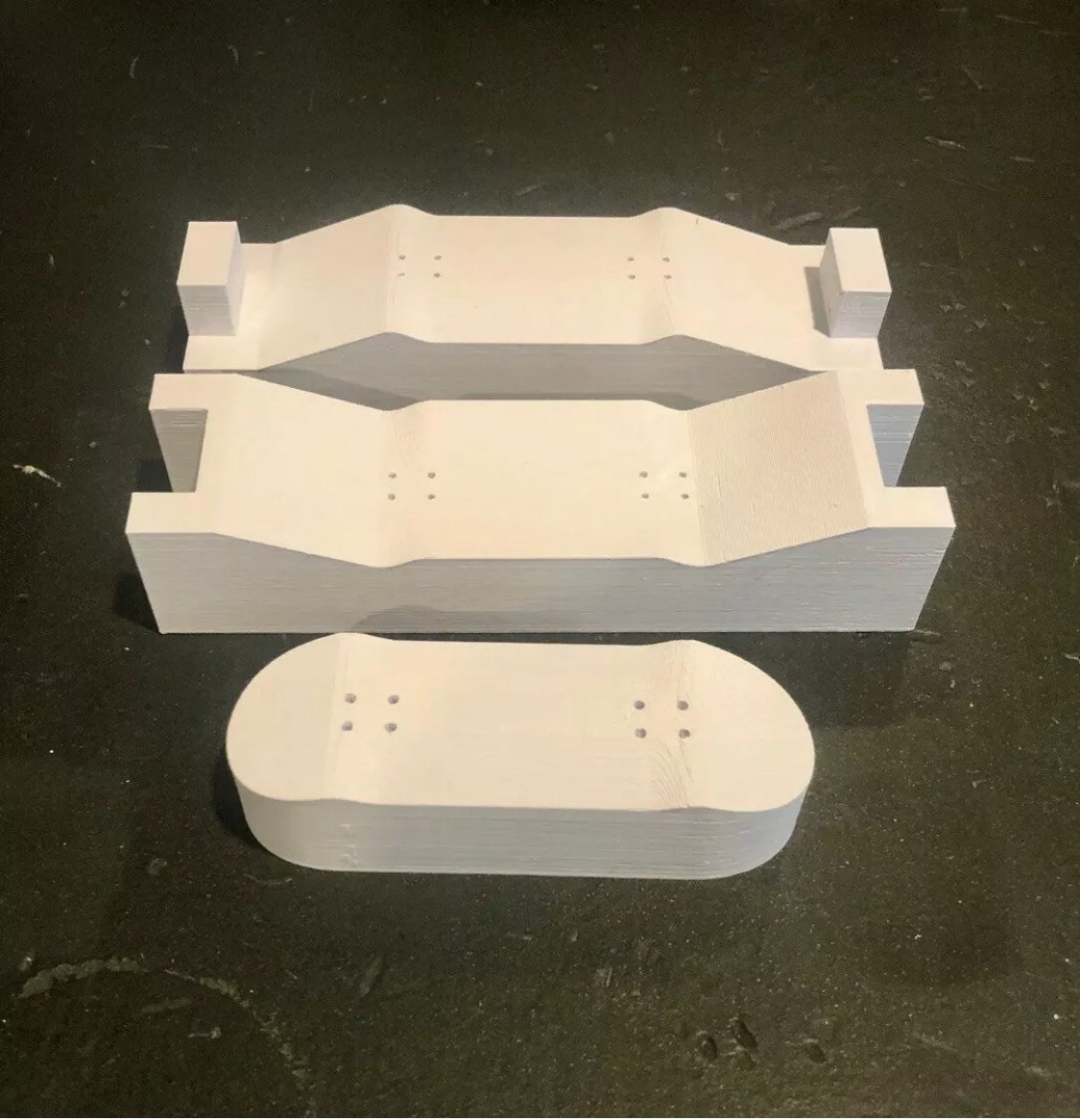 Very Strong PLA 3D Printed DIY Fingerboard Mold With Shaper for enthusiasts 
