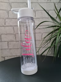 Image 2 of Personalised Clear Infuser Bottle 