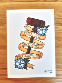 Not Okay A5 Tattoo Print