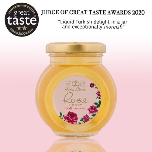 Image of Raw Organic Rose Honey (280grams)