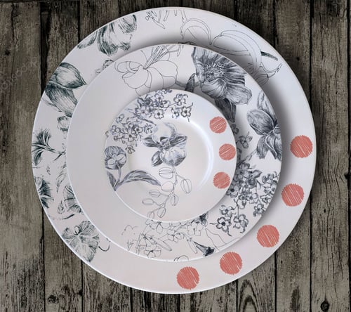 Image of Marie Antoniette 2020 Bread Plate "D"