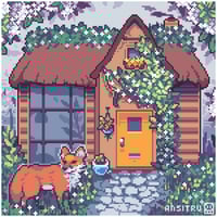 Image 1 of Fox Cabin In The Woods - digital download only