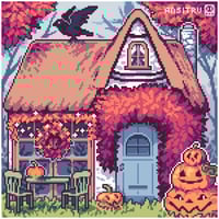 Image 1 of Halloween Pumpkin Cottage - digital download only