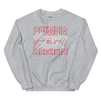 Image 2 of Repeating Olympia Unisex Sweatshirt