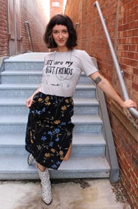 Image 2 of Cats are my Best Friends T Shirt in Heather Cool Grey