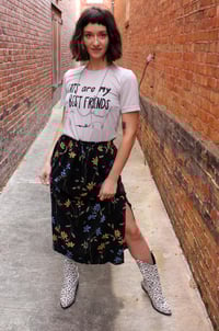 Image 4 of Cats are my Best Friends T Shirt in Heather Cool Grey