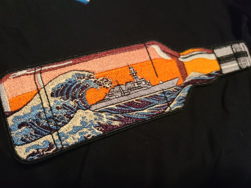 Image of Series 2 ship in a bottle V4 "The Wave"