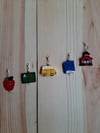 Painted wooden School Progress Keepers each OOAK