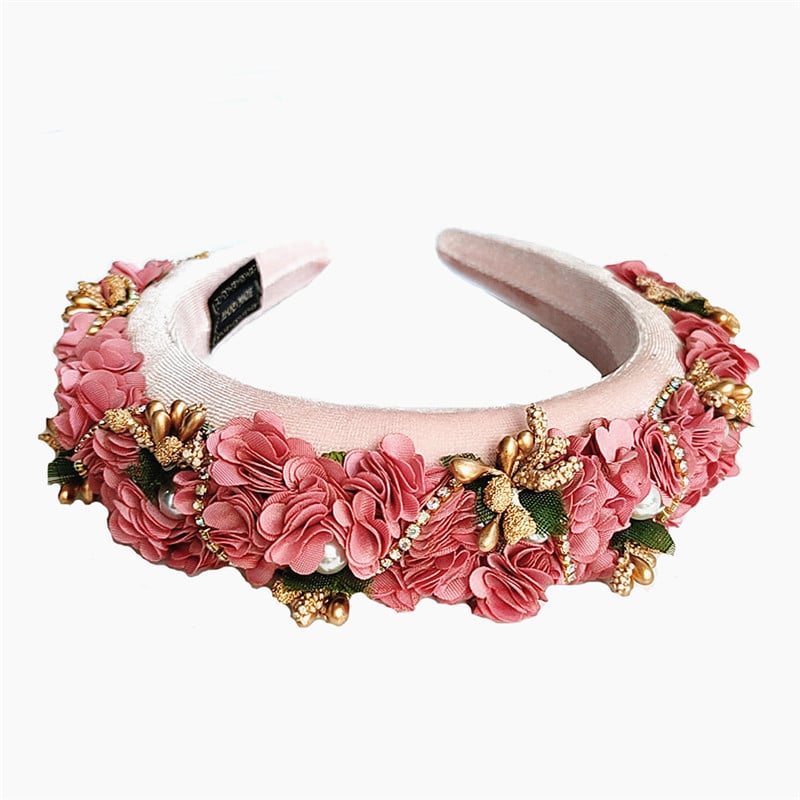Image of Retro Style Cloth Flower Headband