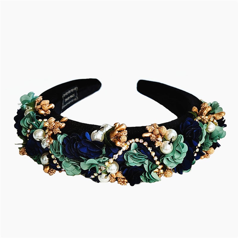 Image of Retro Style Cloth Flower Headband