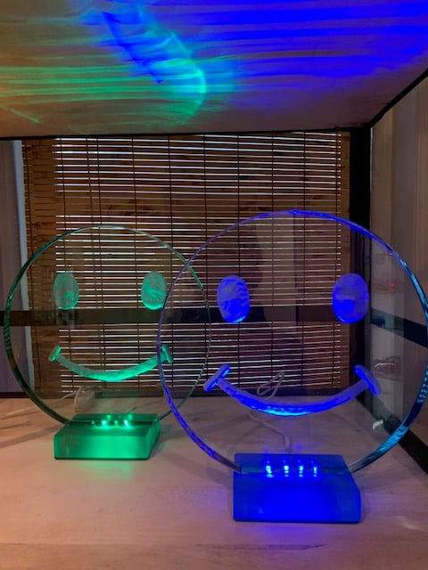 Image of Smiley Face Lamps (5 colors!)