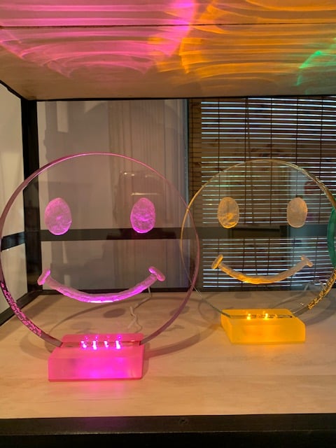 Image of Smiley Face Lamps (5 colors!)