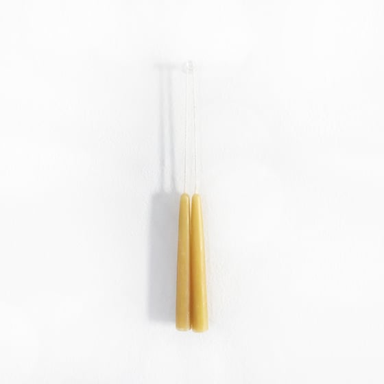 Image of Hand Poured Beeswax Ritual Mini Taper Candles