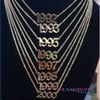 Birthyear necklace