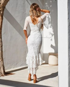 Image of Reyna dress. White. Two Sisters the Label.