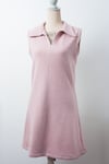 Robe rose en laine sans manche