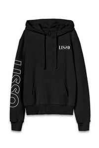 BLACK "INITIUM" HOODIE