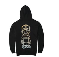 Image 2 of Black “24HFG” Hoodie 