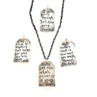 Image 2 of Dog tag style necklace