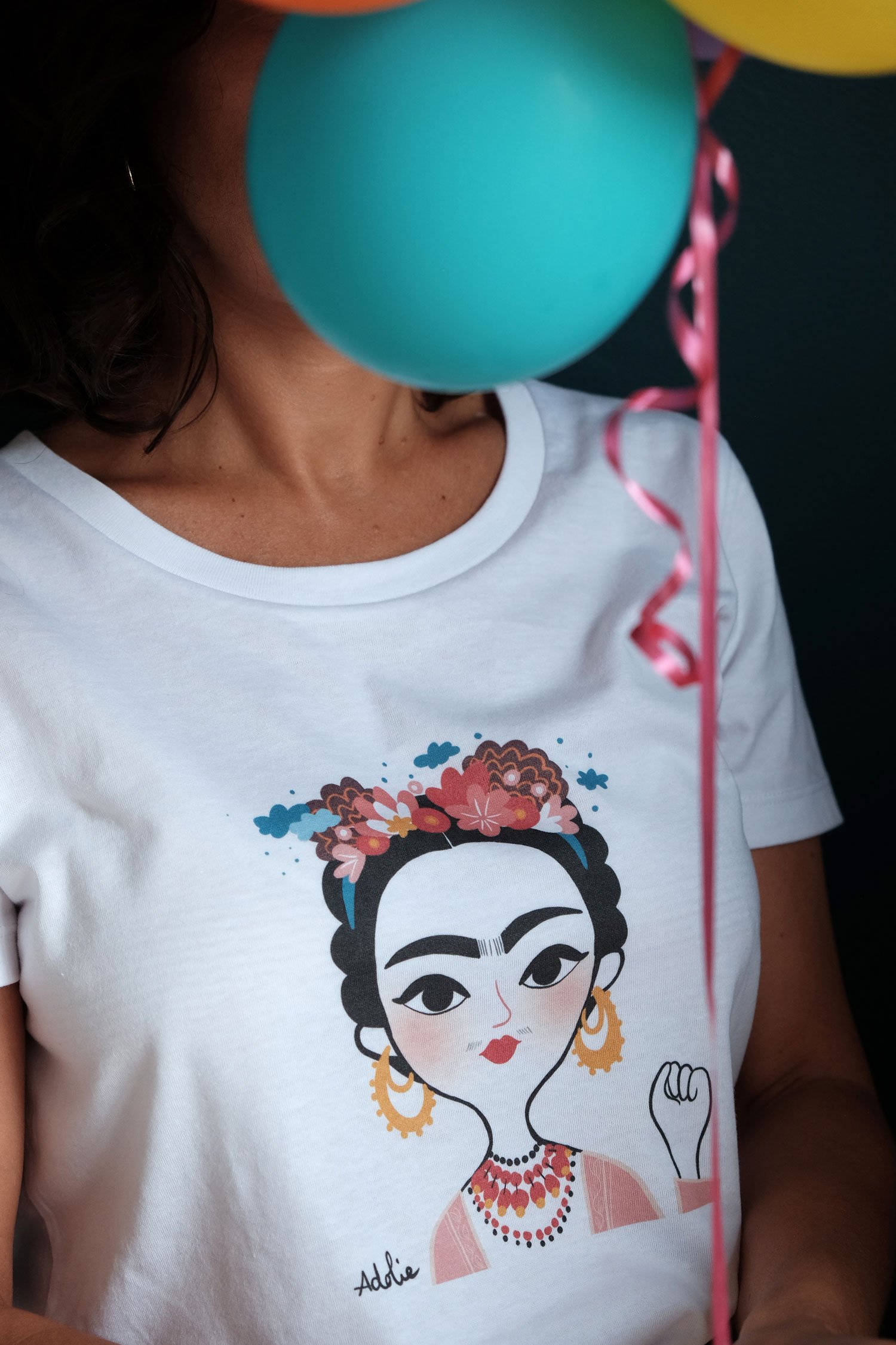 Image of COLLAB TERMINEE - The Simones X Adolie Day - Tee Shirt LIBERTAD