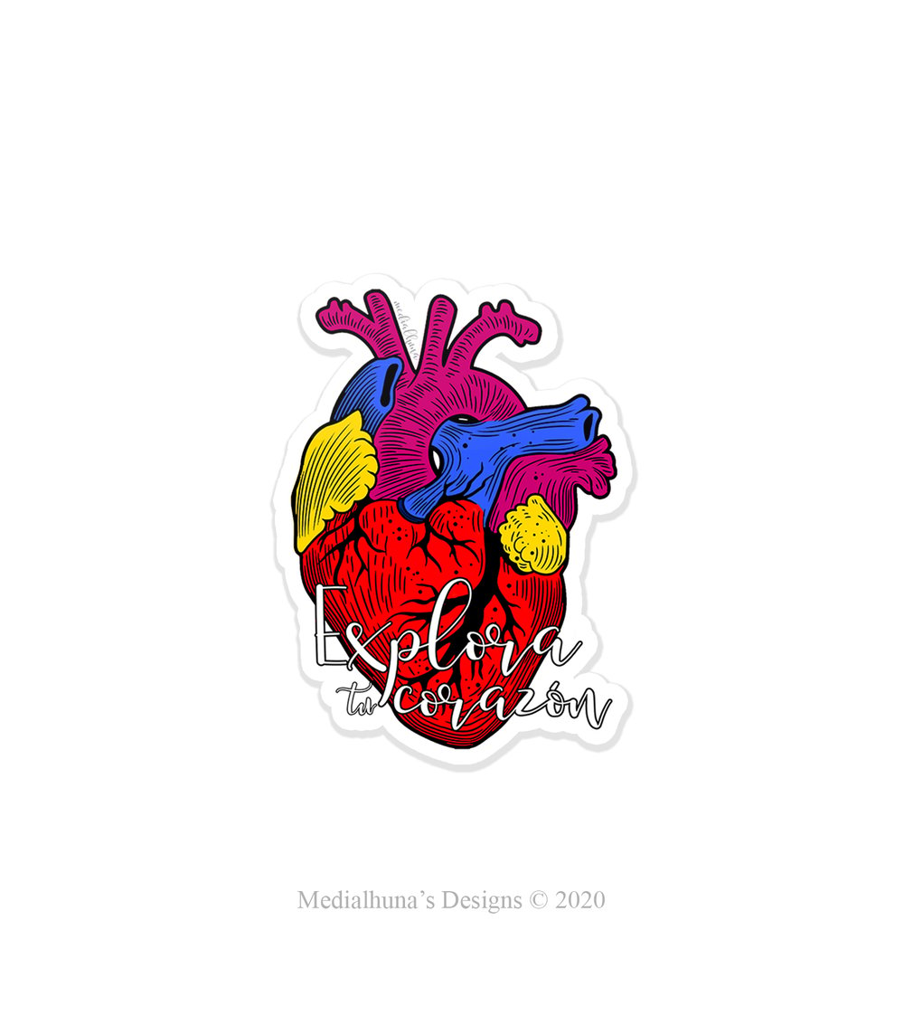 Corazón Anatómico - Serie #TB Stickers