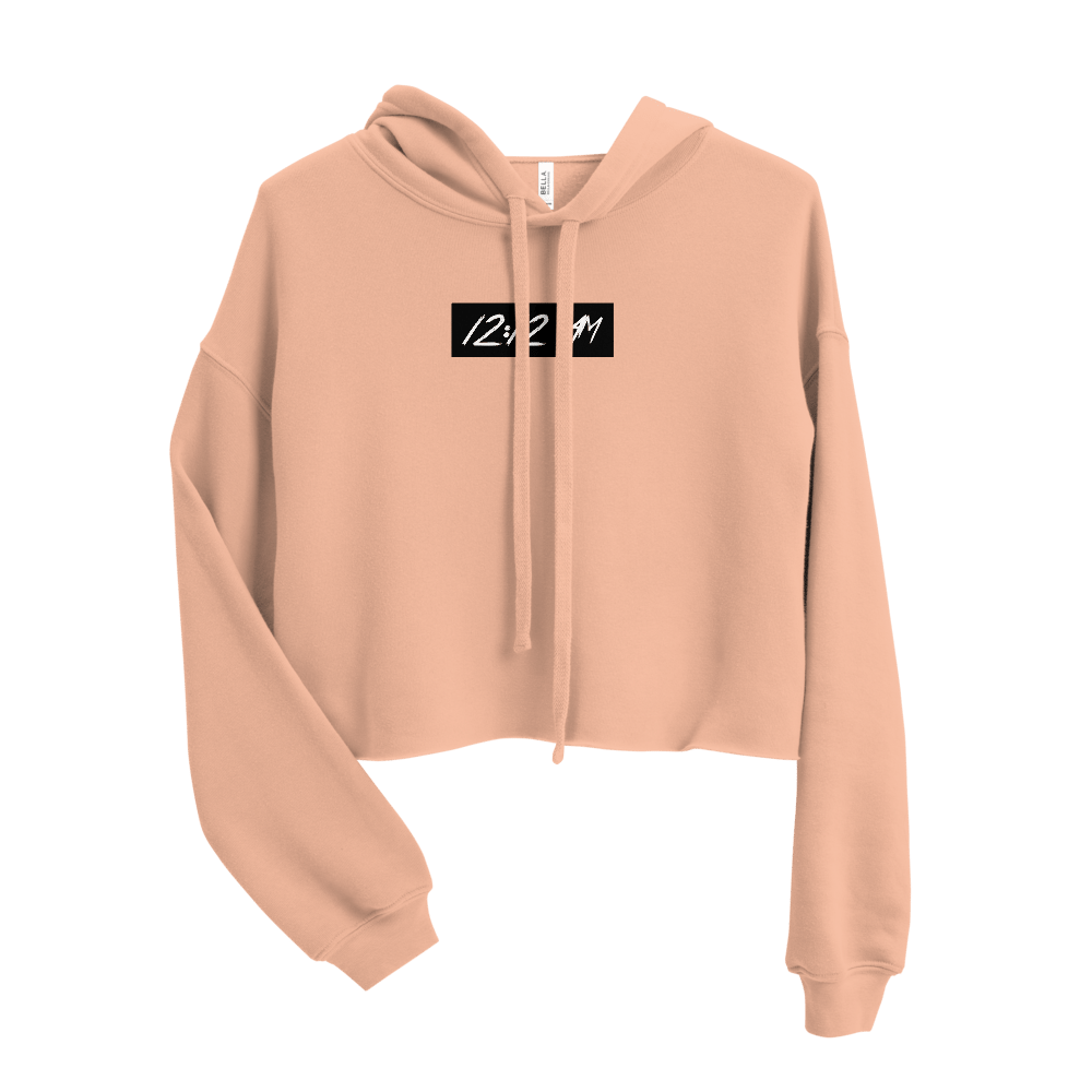 Gold crop top discount hoodie