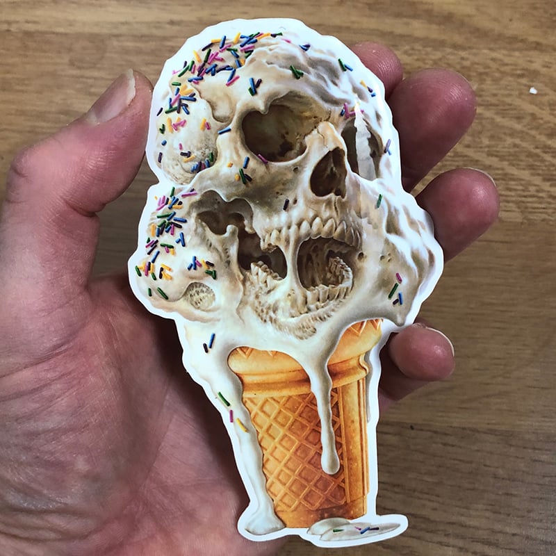 Sticker Set # 2 - 3 vinyl art stickers