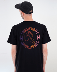 Image 1 of 'Buntes Logo' T-Shirt Schwarz