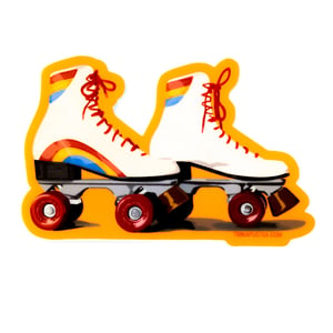 Image of Roller Skates - Sticker