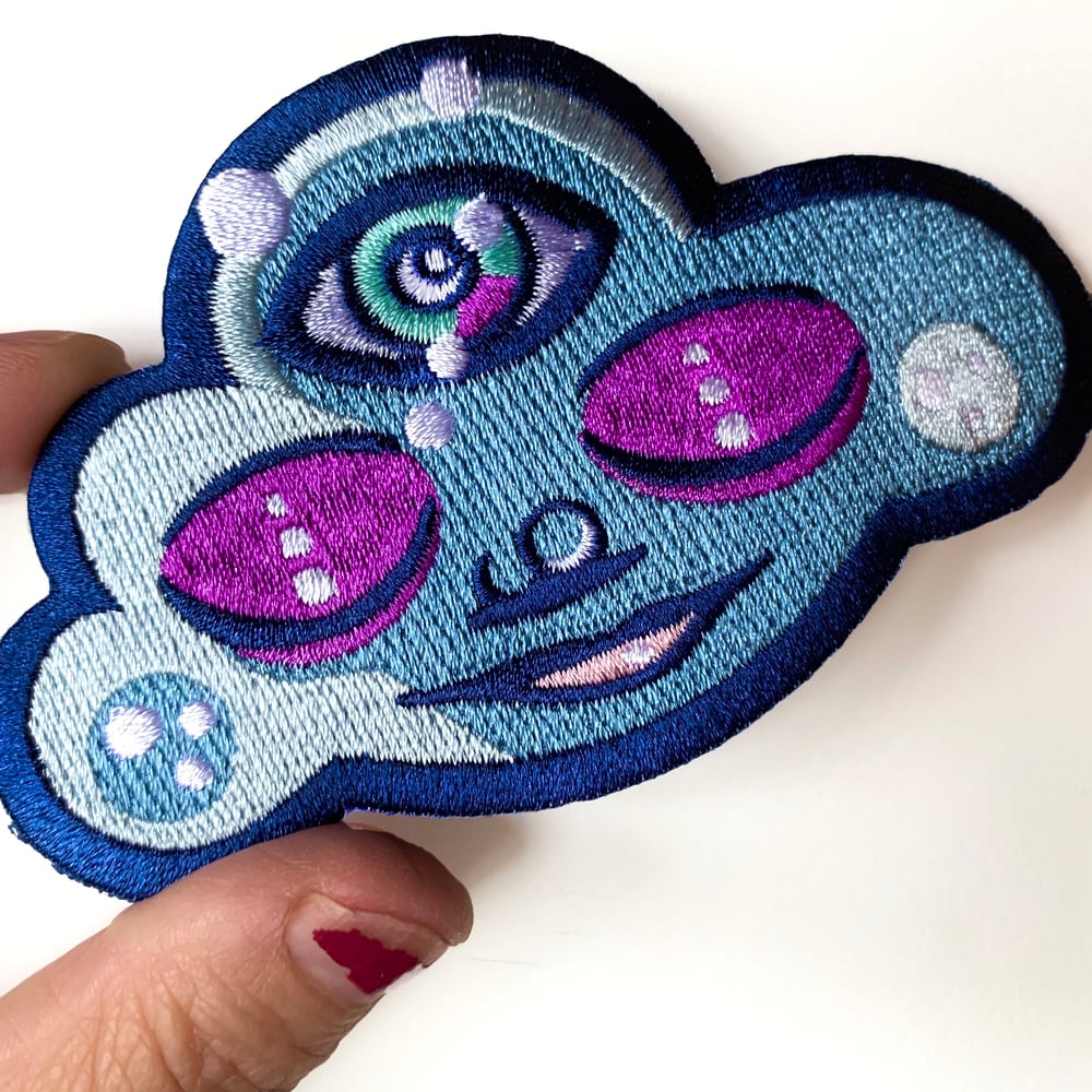 Image of Clarity Cloud Iron on Patch 