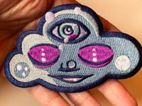 Image 3 of Clarity Cloud Iron on Patch 