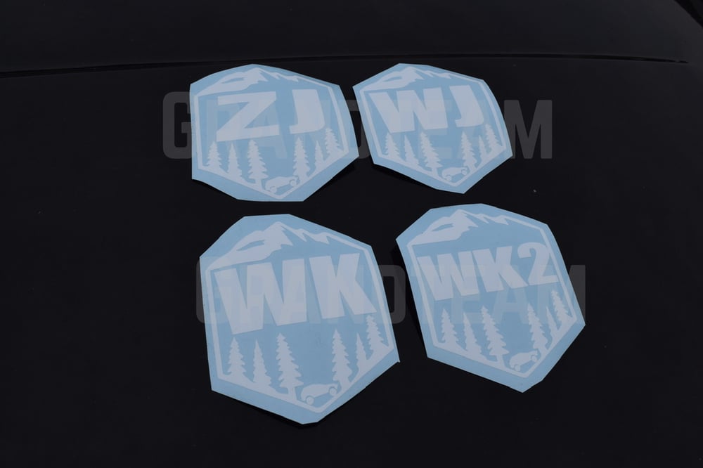 Image of Grand Cherokee  Model Mountain Decal 