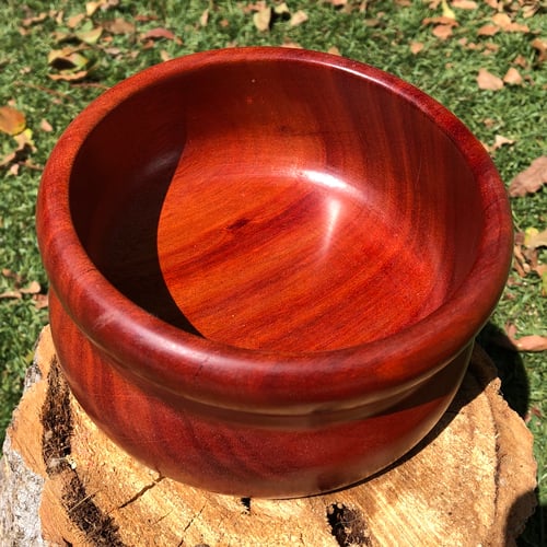 Image of Padauk bowl