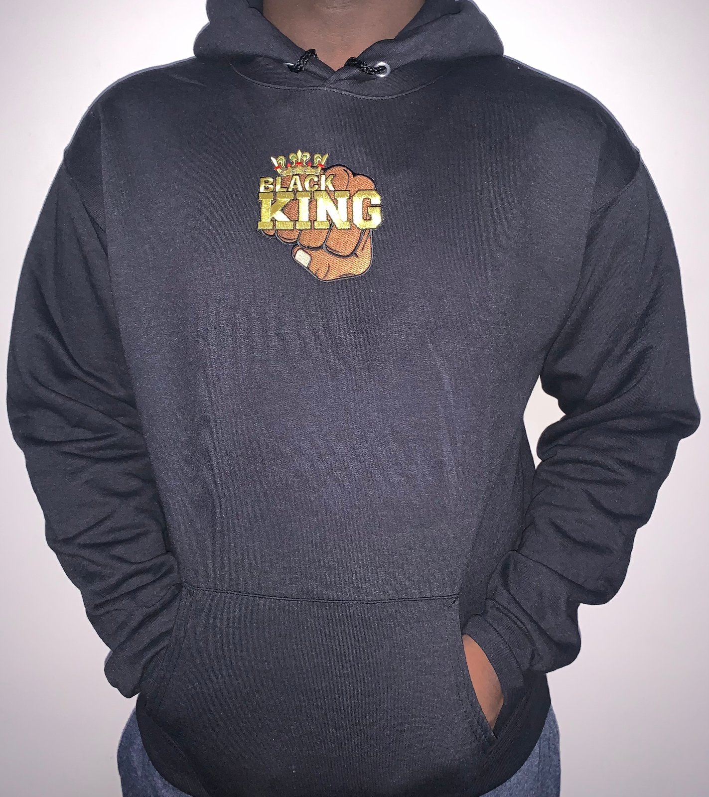 black king hoodie