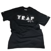 Image 3 of Trap T Shirt Black & White 