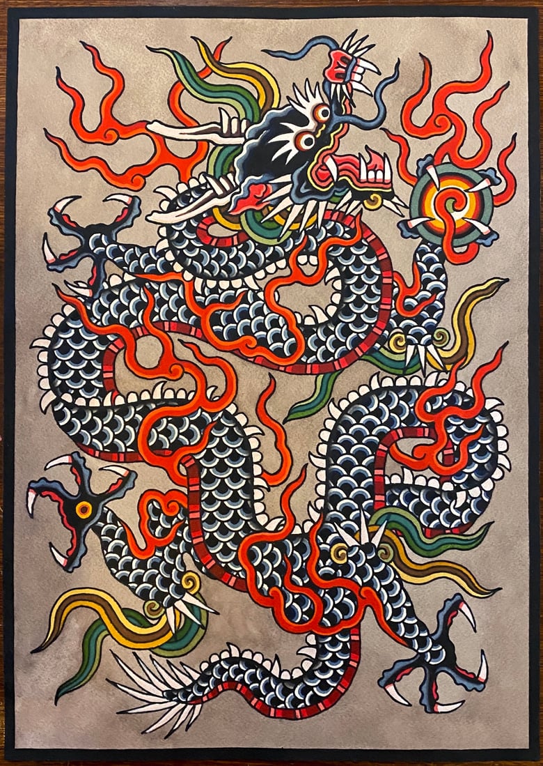 Image of A3 Dragon Print