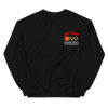 Boy Retro 'Basketball Fundamentals' Vintage Crewneck Sweatshirt - Black