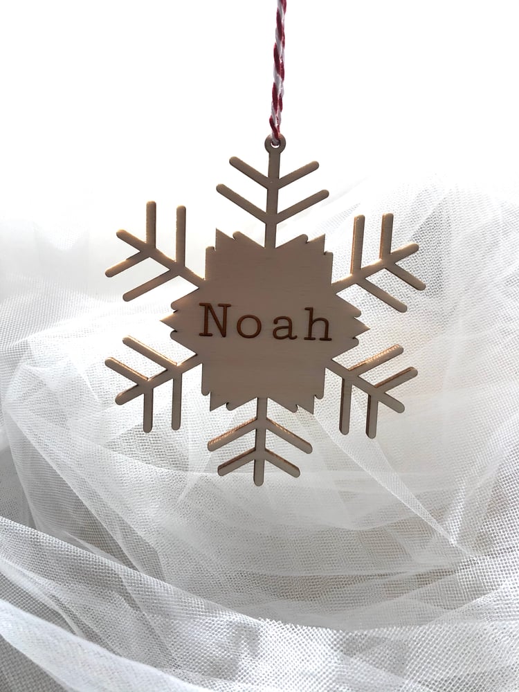 Image of Blizzard Personalised Christmas Bauble