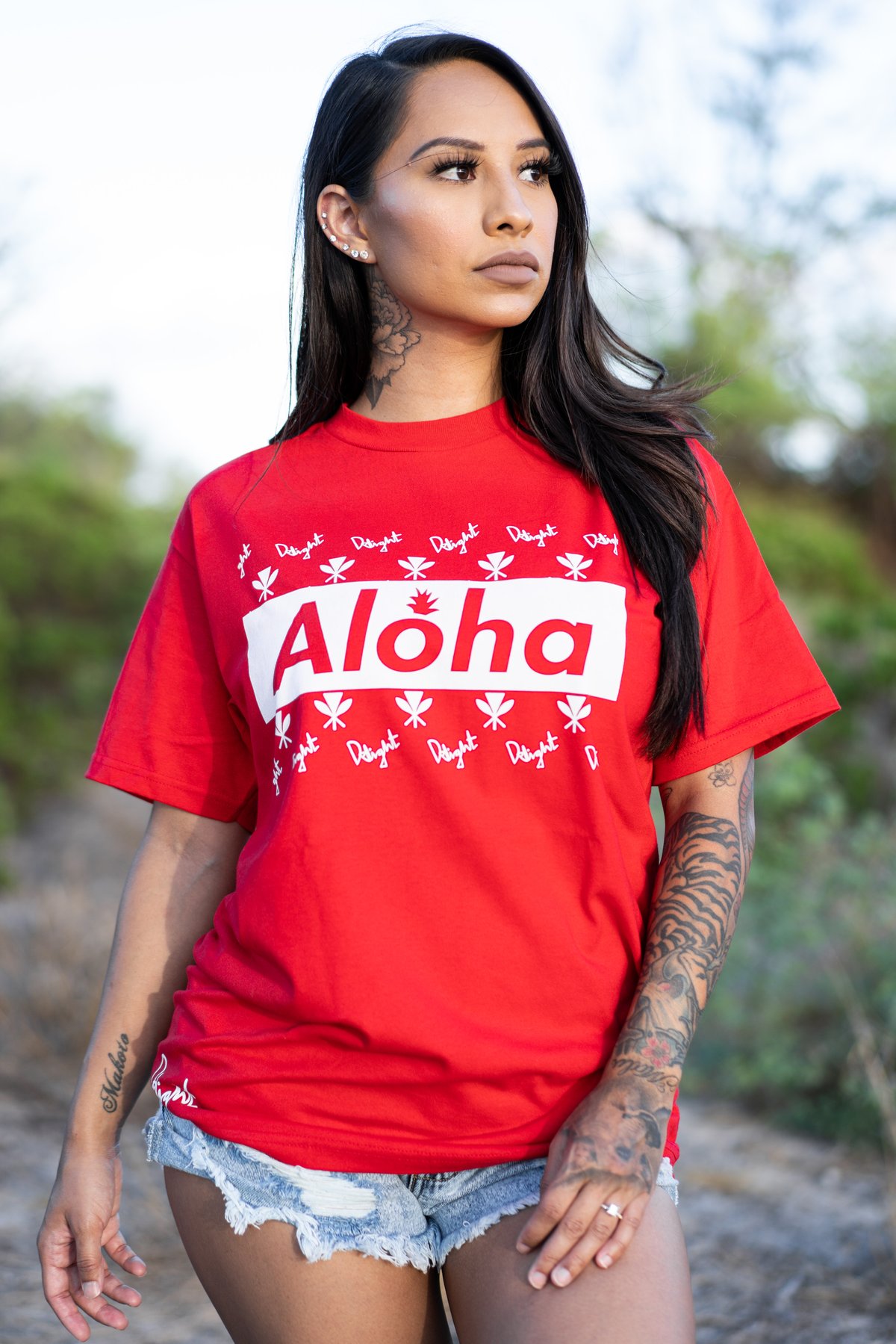 Aloha Slapped Red T-shirt