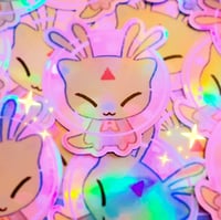 holo alien stickers