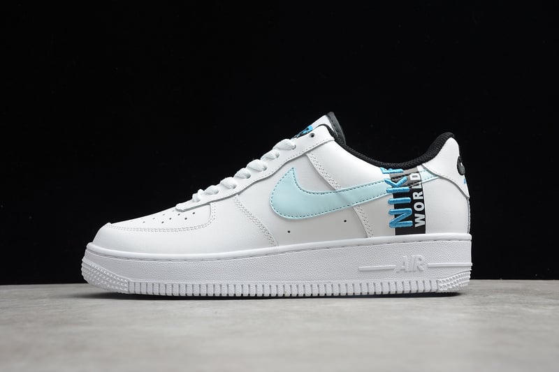 Nike Air Force 1 '07 'Glacier Blue' Sneaker | White | Women's Size 7.5