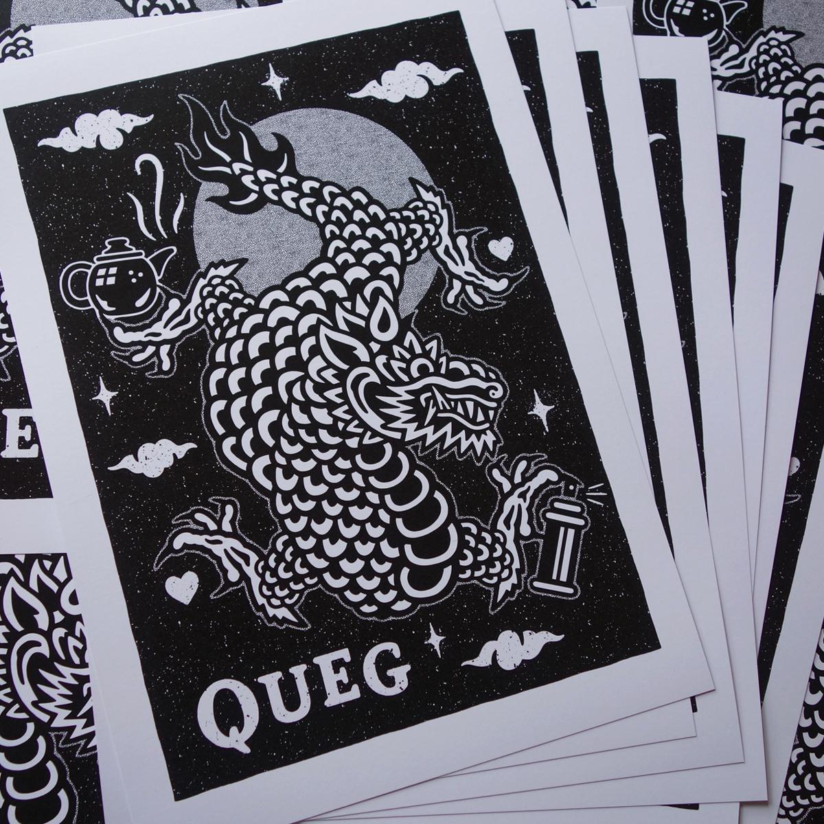 Kev Grey 'Queg Print'