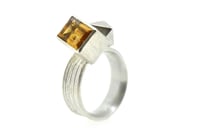 Image 3 of Imperial topaz ring. Sterling silver 